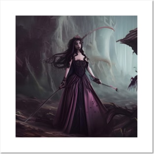 Gothic sleeping beauty Posters and Art